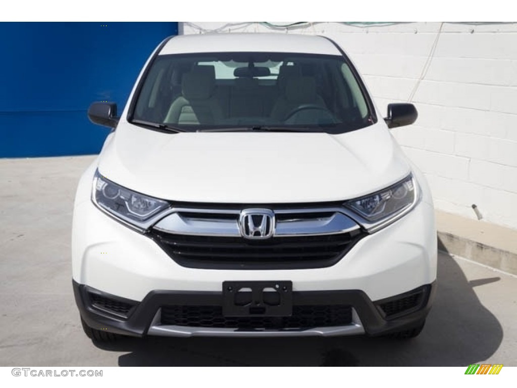 2018 CR-V LX - White Diamond Pearl / Ivory photo #3