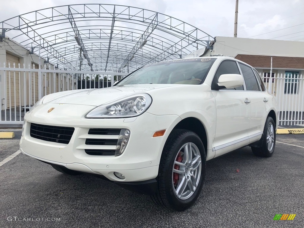 2008 Cayenne Tiptronic - Sand White / Havanna/Sand Beige photo #2
