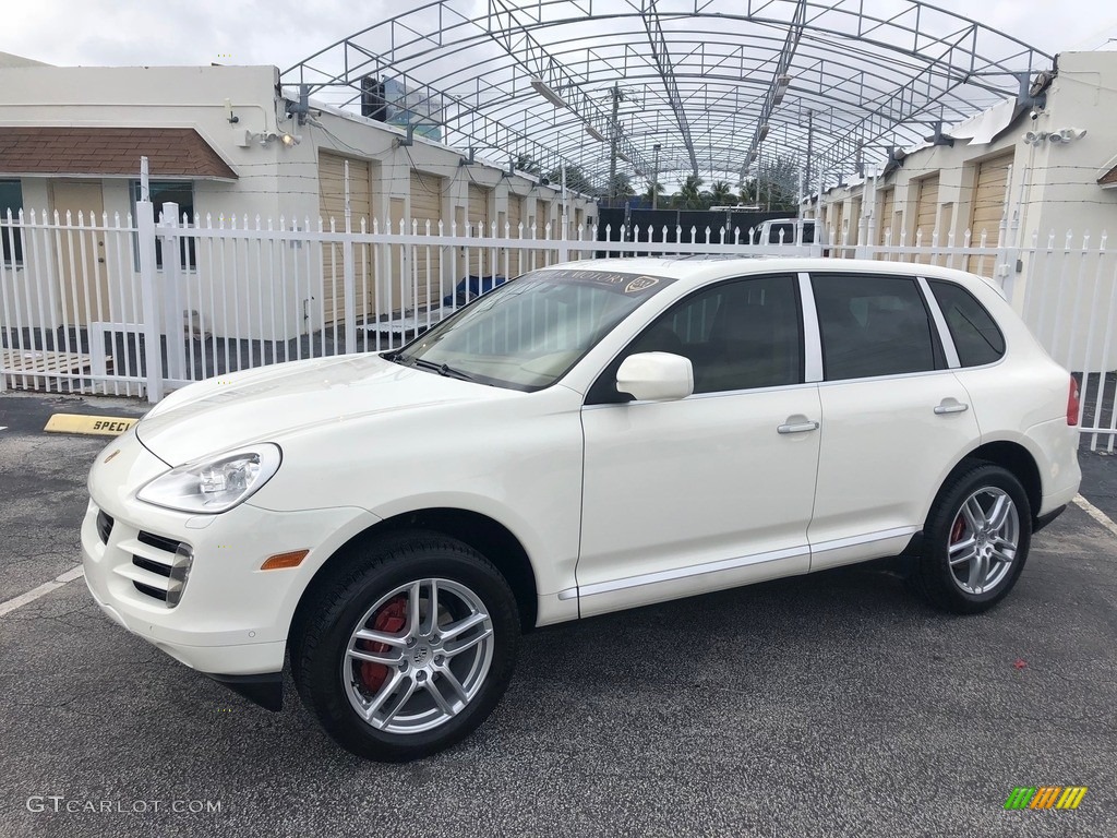 2008 Cayenne Tiptronic - Sand White / Havanna/Sand Beige photo #3