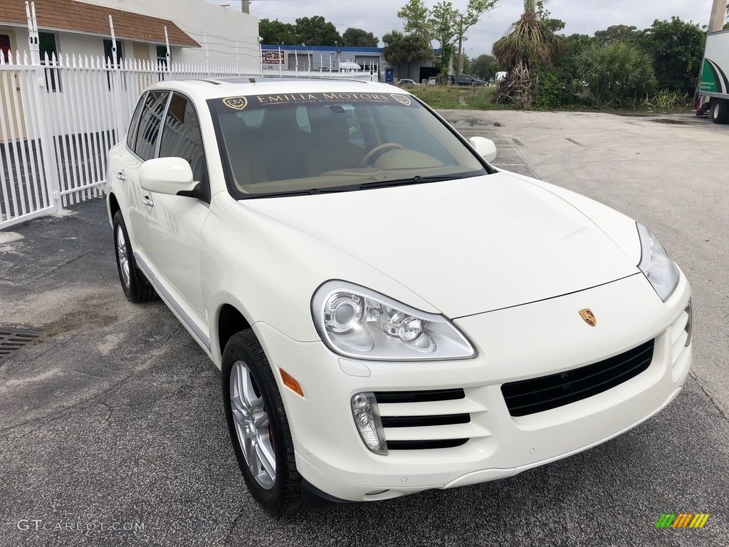 2008 Cayenne Tiptronic - Sand White / Havanna/Sand Beige photo #8