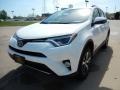 2018 Super White Toyota RAV4 XLE  photo #1