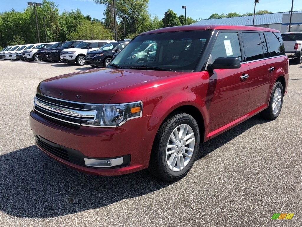 Ruby Red 2018 Ford Flex SEL AWD Exterior Photo #127299869