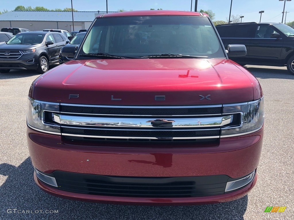 2018 Flex SEL AWD - Ruby Red / Charcoal Black photo #3