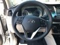 2018 Hyundai Tucson Gray Interior Steering Wheel Photo