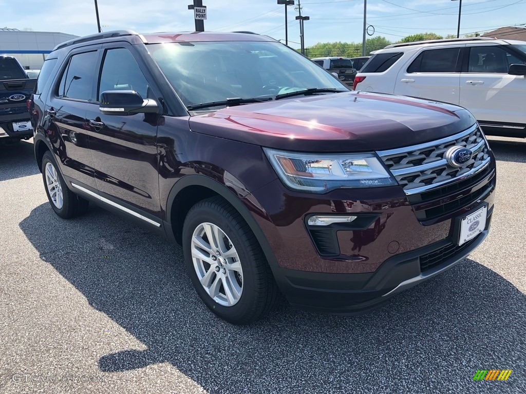 2018 Explorer XLT 4WD - Burgundy Velvet / Ebony Black photo #3