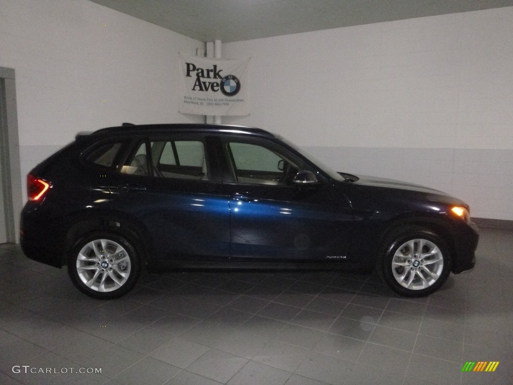 2015 X1 xDrive28i - Deep Sea Blue Metallic / Beige photo #6