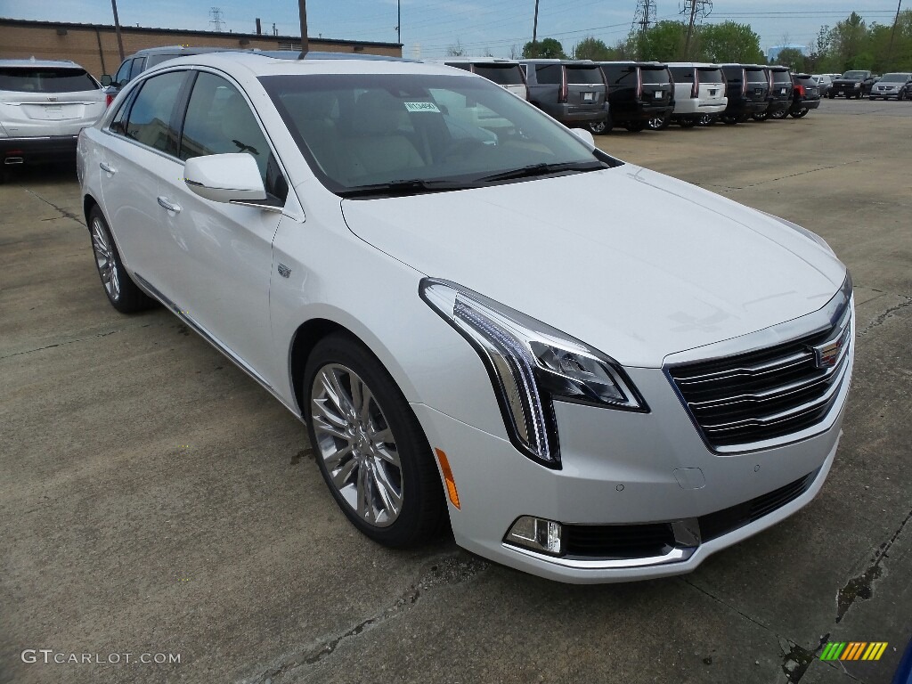 Crystal White Tricoat 2018 Cadillac XTS Luxury AWD Exterior Photo #127302287
