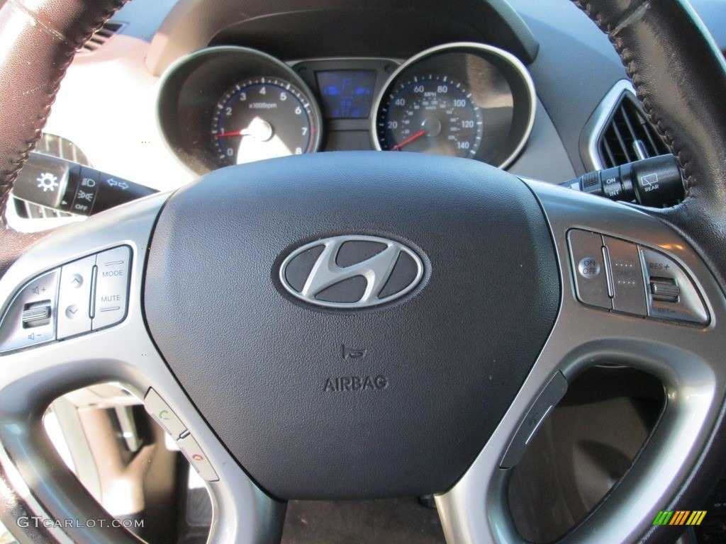 2012 Tucson GLS - Cotton White / Taupe photo #11