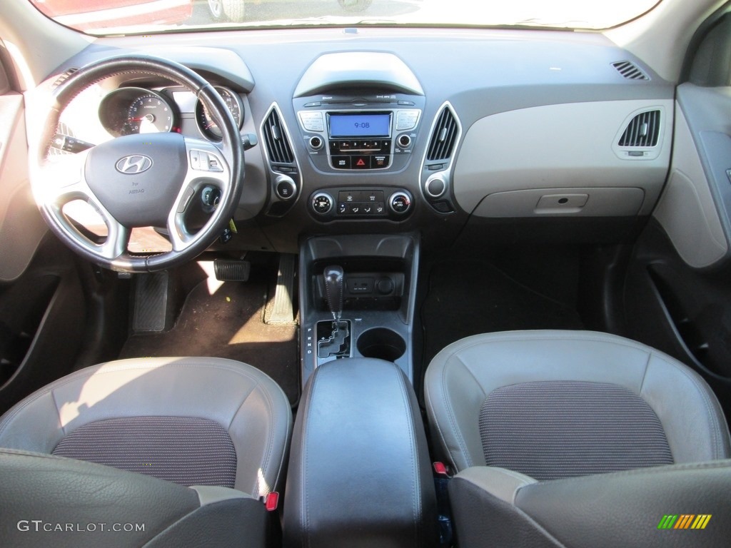 2012 Tucson GLS - Cotton White / Taupe photo #24