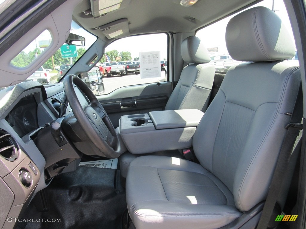 2012 F250 Super Duty XL Regular Cab - Oxford White / Steel photo #18