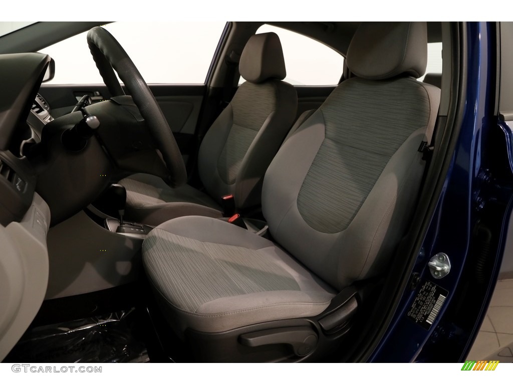 2016 Accent SE Sedan - Pacific Blue / Gray photo #5