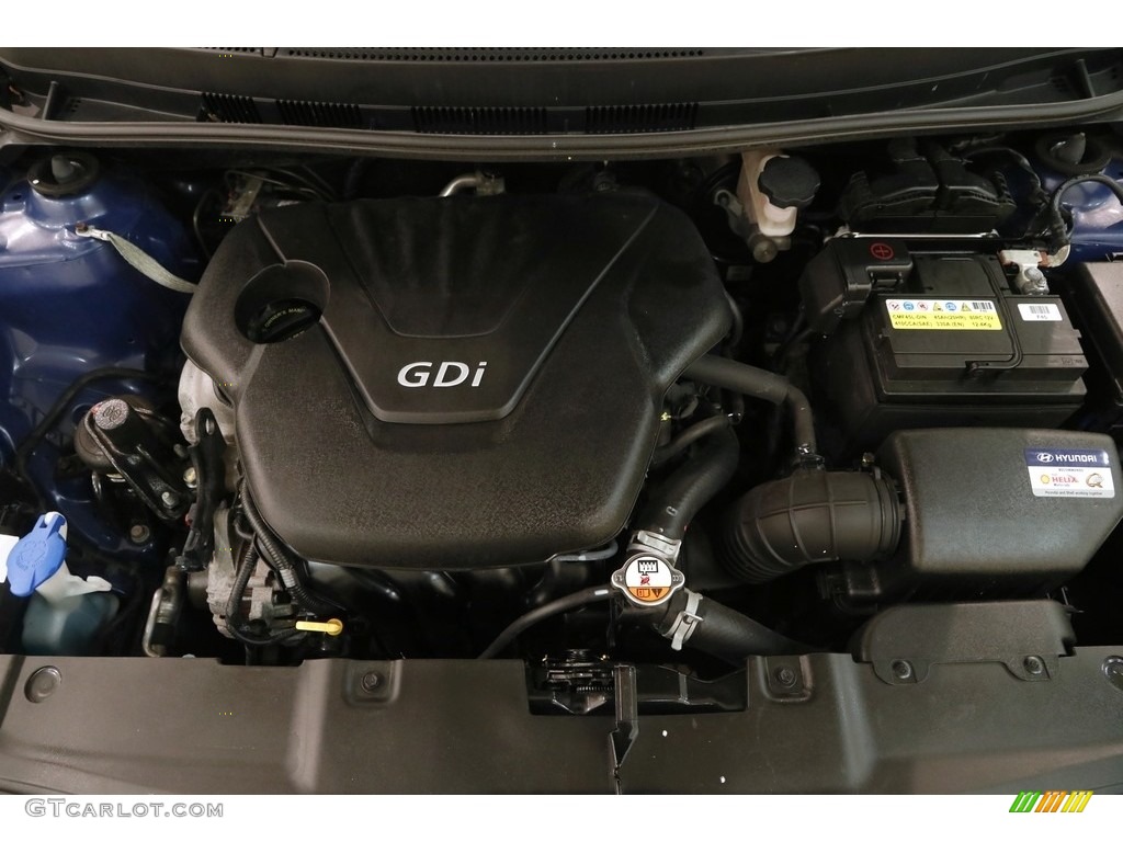 2016 Accent SE Sedan - Pacific Blue / Gray photo #15