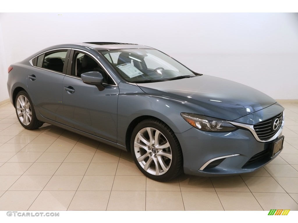 2017 Mazda6 Touring - Blue Reflex Mica / Black photo #1