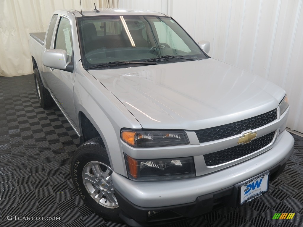 2012 Colorado LT Extended Cab 4x4 - Sheer Silver Metallic / Ebony photo #2