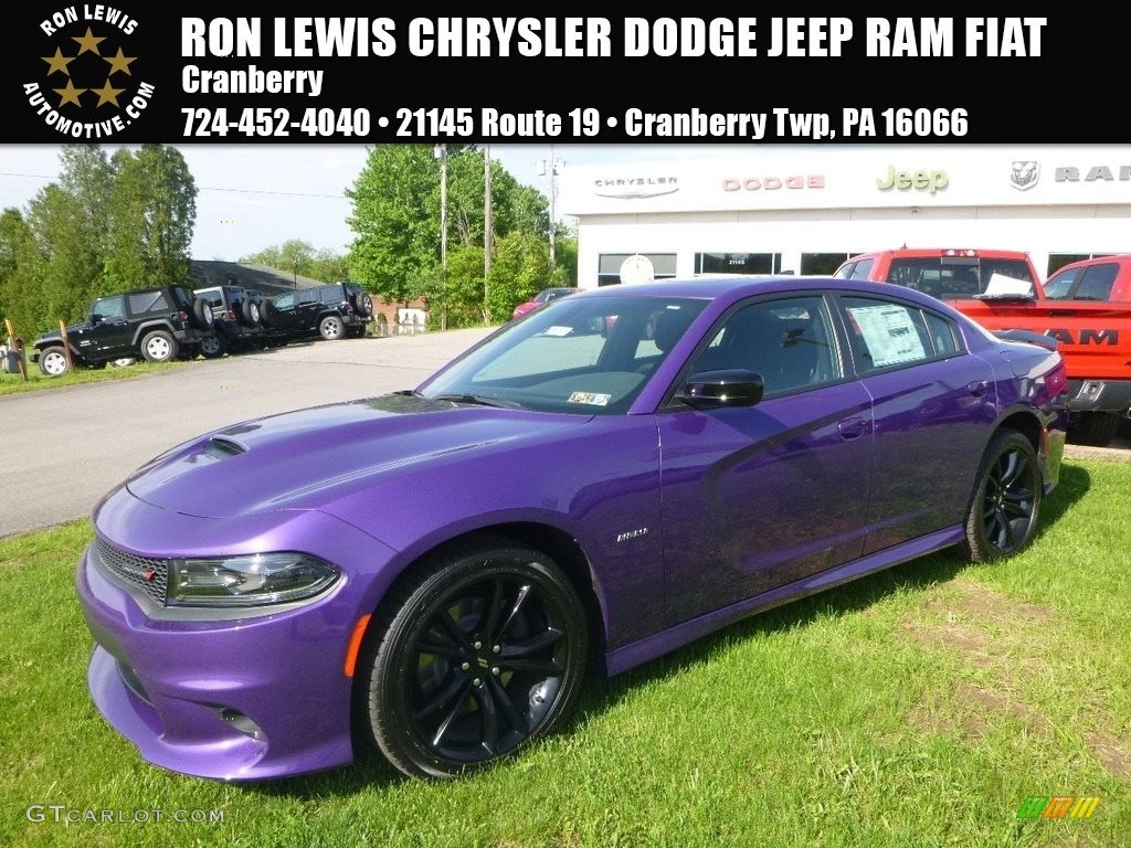2018 Charger R/T - Plum Crazy Pearl / Black photo #1
