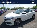 2018 White Orchid Pearl Honda Civic EX Sedan  photo #1