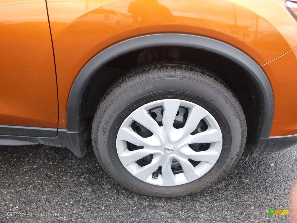 2017 Rogue S AWD - Monarch Orange / Charcoal photo #2