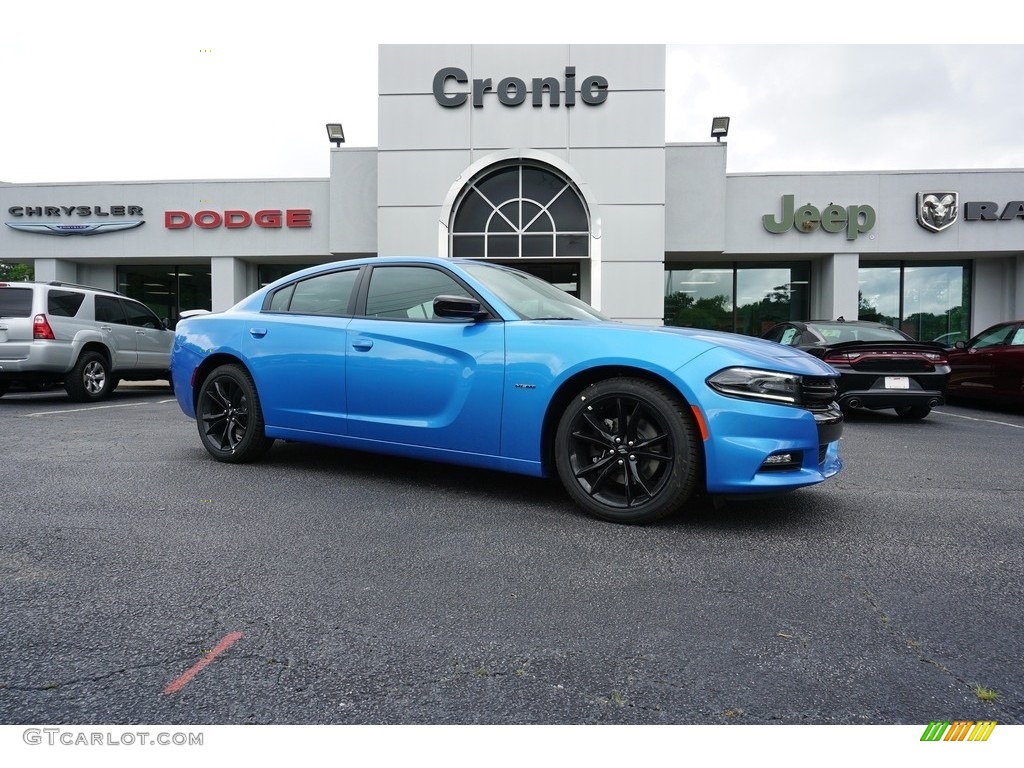 2018 Charger R/T - B5 Blue Pearl / Black photo #1