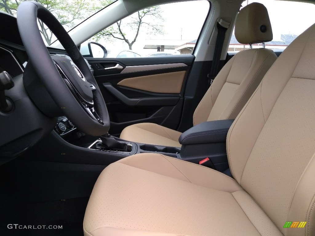 Dark Beige Interior 2019 Volkswagen Jetta SE Photo #127317524