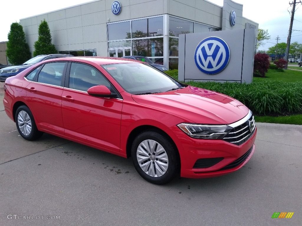 2019 Jetta S - Tornado Red / Titan Black photo #2