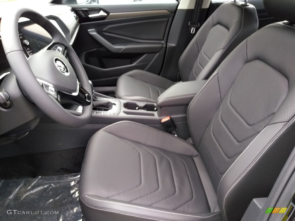 Titan Black Interior 2019 Volkswagen Jetta SEL Premium Photo #127317794