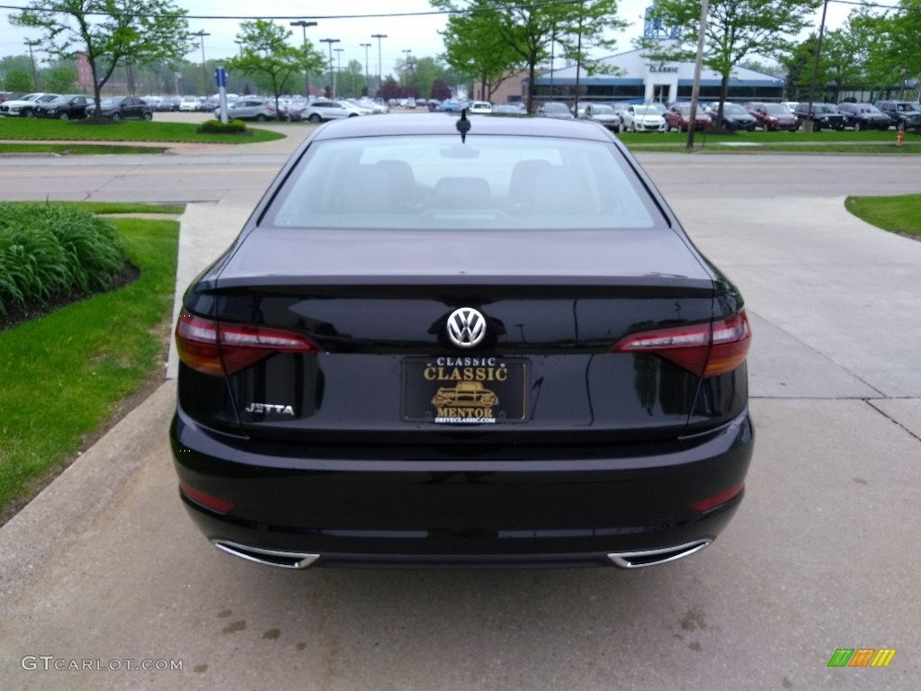 2019 Jetta SEL Premium - Black / Titan Black photo #5