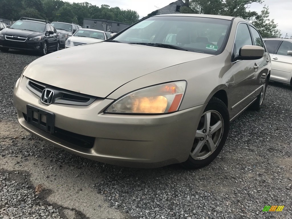 2005 Accord EX-L Sedan - Desert Mist Metallic / Ivory photo #1
