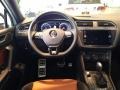 Safrano Orange/Black Dashboard Photo for 2018 Volkswagen Tiguan #127318178