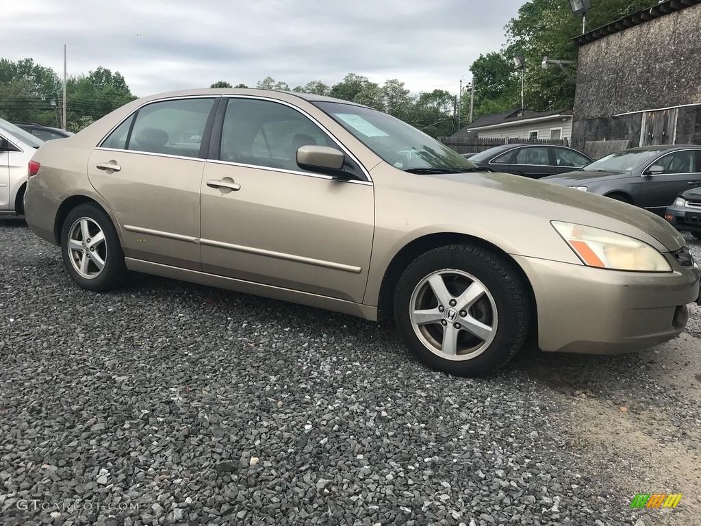 2005 Accord EX-L Sedan - Desert Mist Metallic / Ivory photo #10