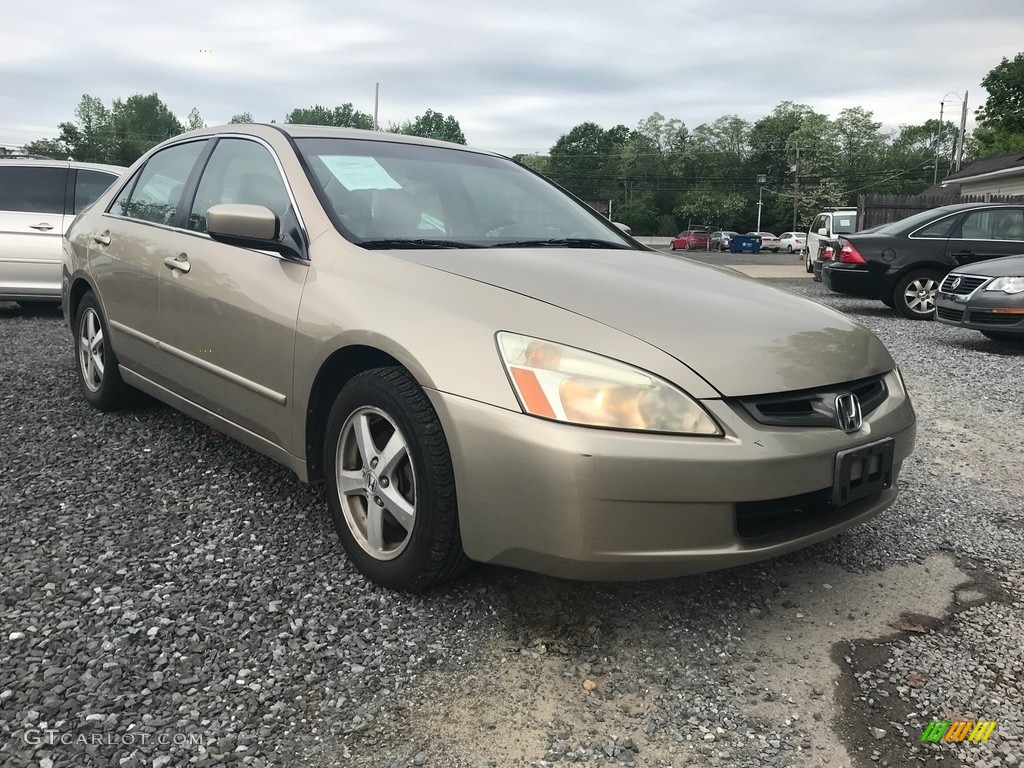 2005 Accord EX-L Sedan - Desert Mist Metallic / Ivory photo #11