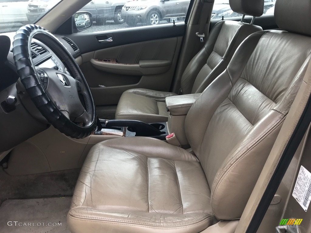 2005 Accord EX-L Sedan - Desert Mist Metallic / Ivory photo #13