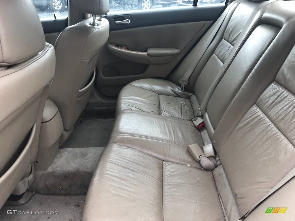 2005 Accord EX-L Sedan - Desert Mist Metallic / Ivory photo #14