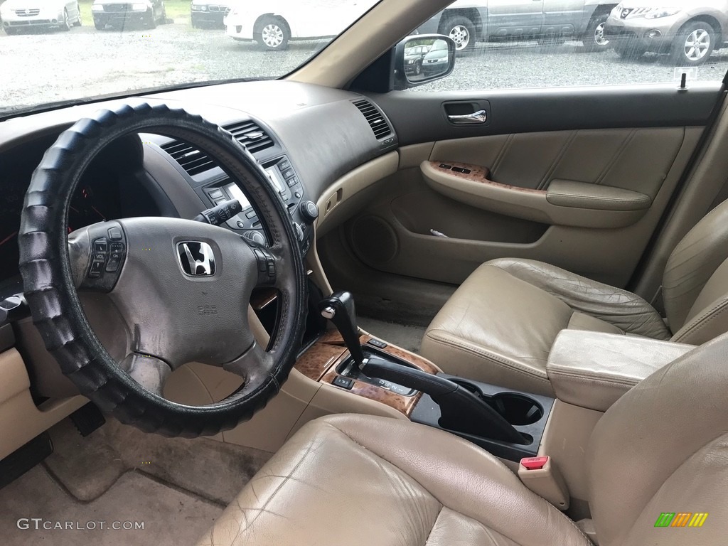 2005 Accord EX-L Sedan - Desert Mist Metallic / Ivory photo #15