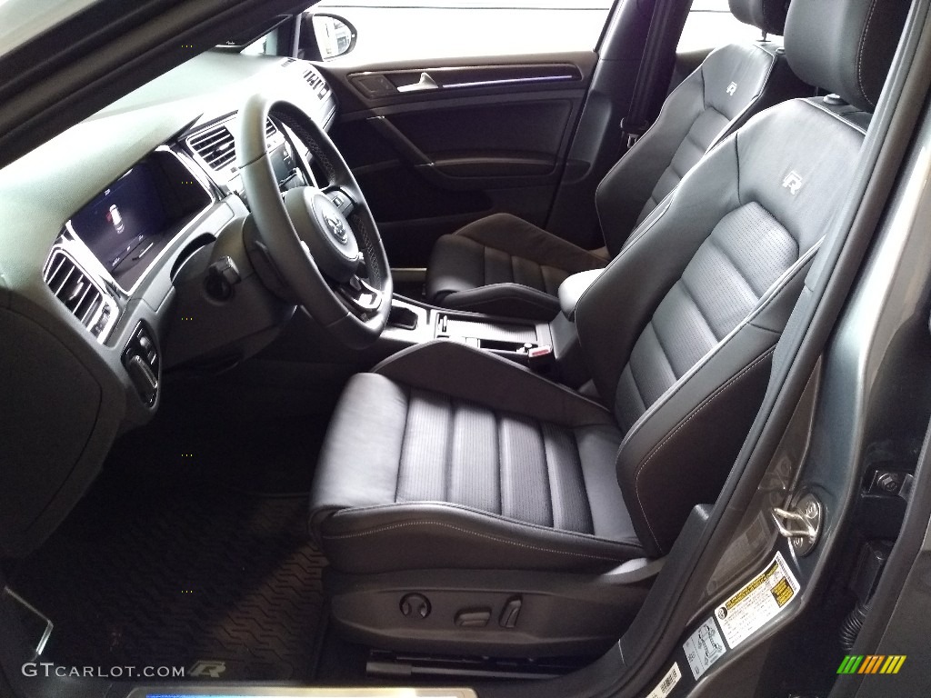 Titan Black Interior 2018 Volkswagen Golf R 4Motion w/DCC. NAV. Photo #127318539