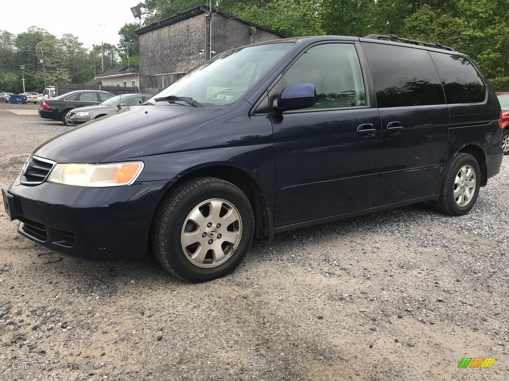 2003 Odyssey EX-L - Midnight Blue Pearl / Quartz photo #2