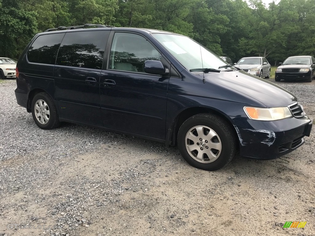 2003 Odyssey EX-L - Midnight Blue Pearl / Quartz photo #10