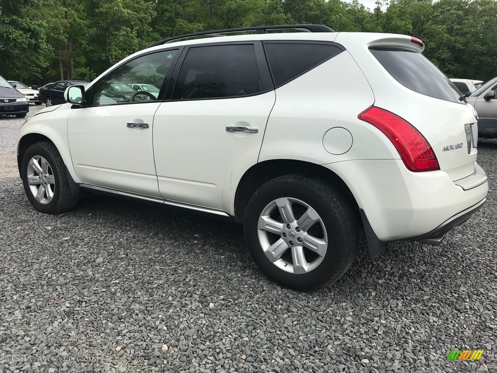 2007 Murano SE AWD - Glacier Pearl White / Cafe Latte photo #4