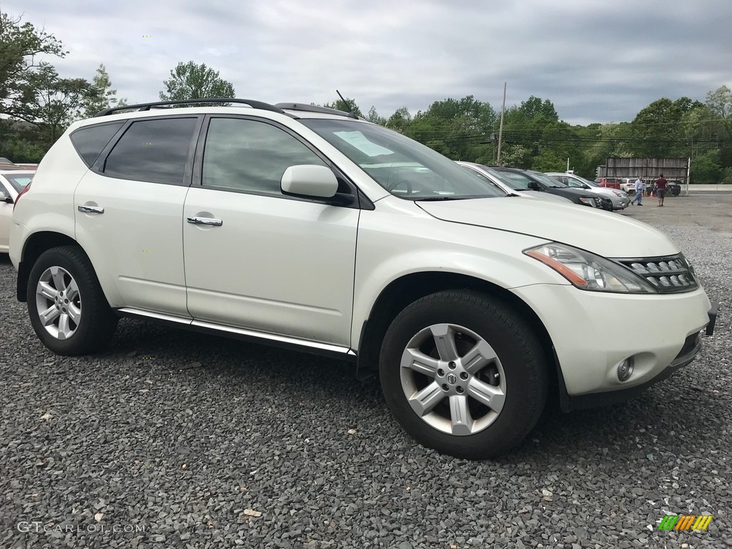 2007 Murano SE AWD - Glacier Pearl White / Cafe Latte photo #10