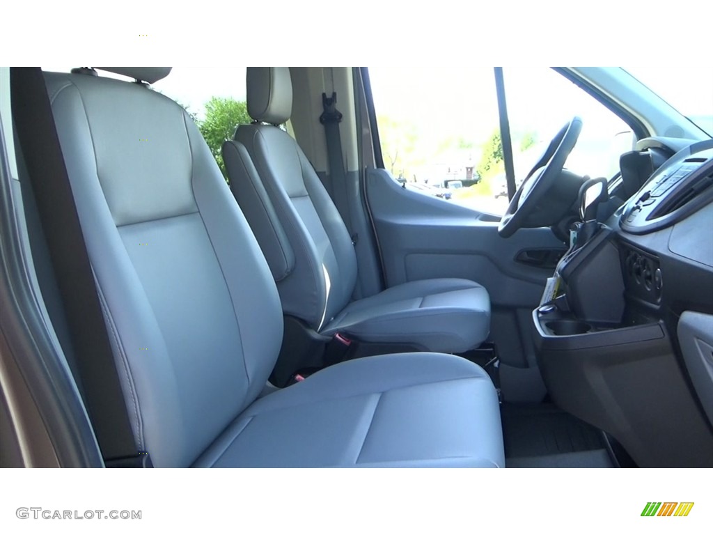 Pewter Interior 2018 Ford Transit Passenger Wagon XL 150 LR Regular Photo #127323299