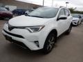 2018 Super White Toyota RAV4 XLE  photo #1