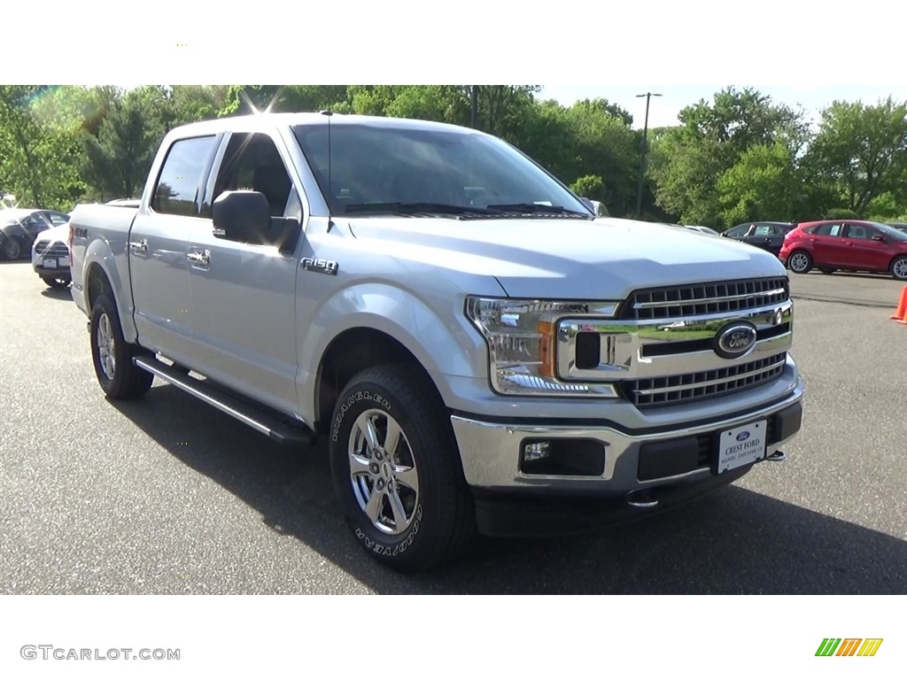 2018 F150 XLT SuperCrew 4x4 - Ingot Silver / Earth Gray photo #1