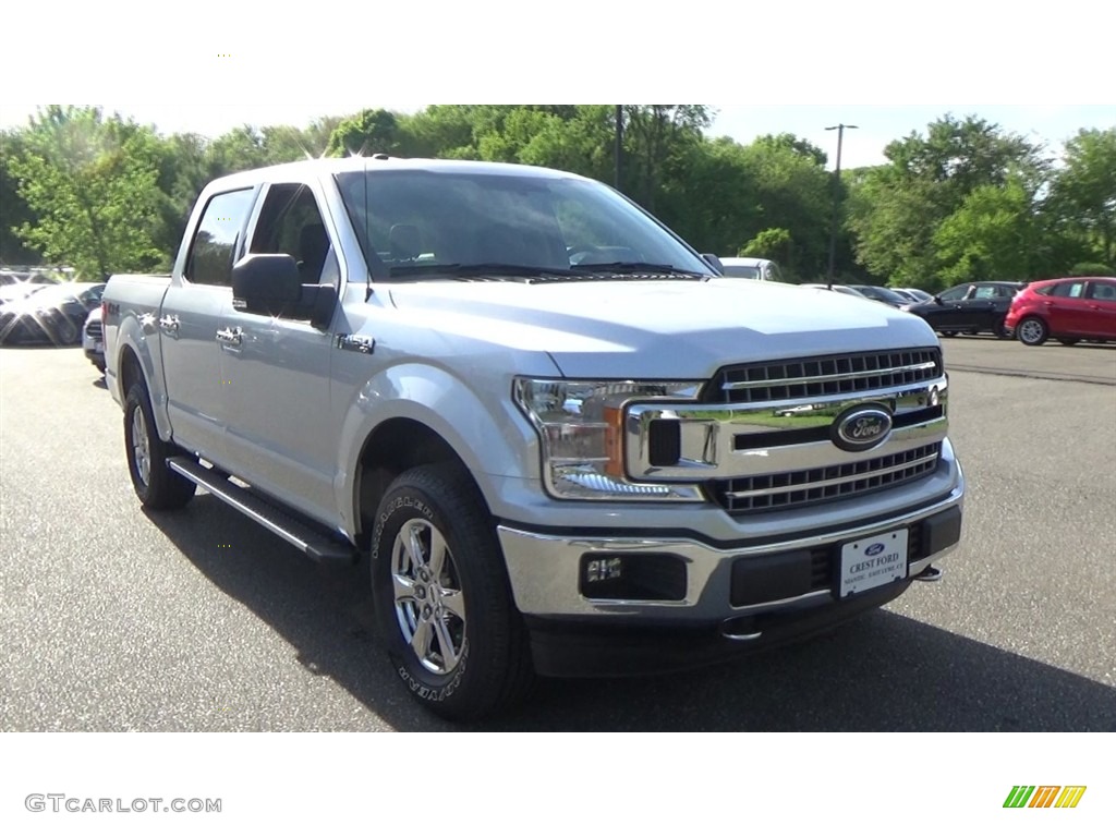 2018 F150 XLT SuperCrew 4x4 - Ingot Silver / Earth Gray photo #4