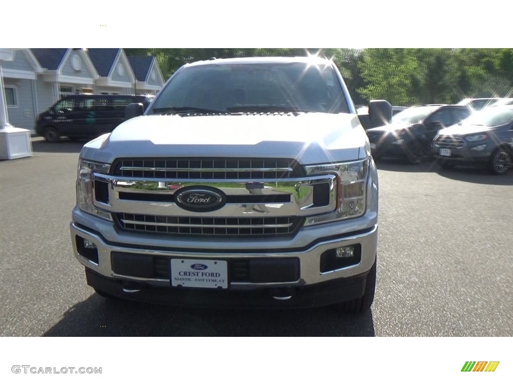 2018 F150 XLT SuperCrew 4x4 - Ingot Silver / Earth Gray photo #7
