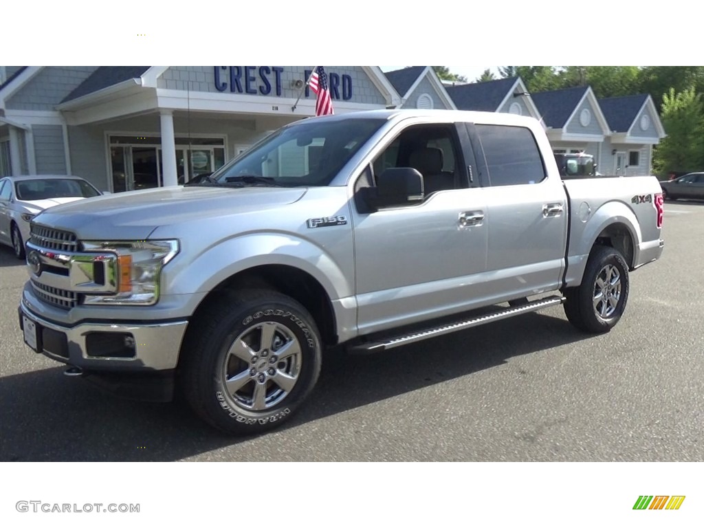 2018 F150 XLT SuperCrew 4x4 - Ingot Silver / Earth Gray photo #10