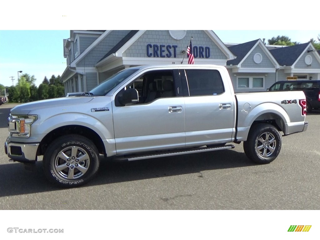 2018 F150 XLT SuperCrew 4x4 - Ingot Silver / Earth Gray photo #11