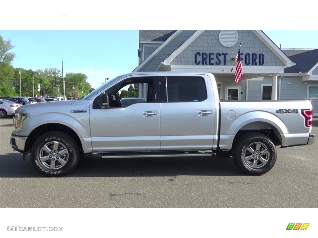 2018 F150 XLT SuperCrew 4x4 - Ingot Silver / Earth Gray photo #12
