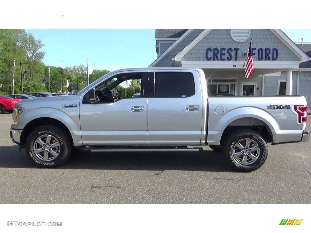2018 F150 XLT SuperCrew 4x4 - Ingot Silver / Earth Gray photo #13