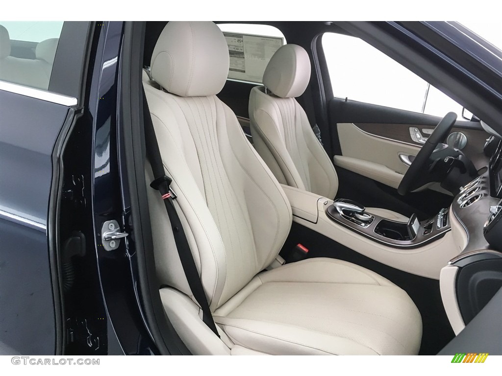 2018 E 300 Sedan - Lunar Blue Metallic / Macchiato Beige/Black photo #2