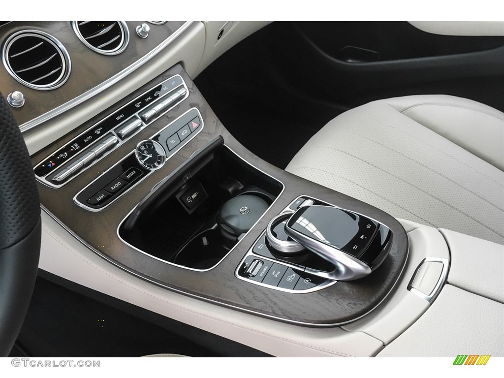 2018 E 300 Sedan - Lunar Blue Metallic / Macchiato Beige/Black photo #7