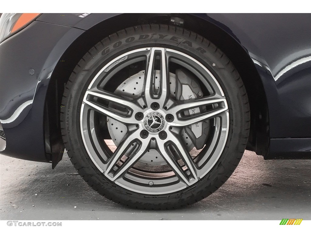 2018 E 300 Sedan - Lunar Blue Metallic / Macchiato Beige/Black photo #9